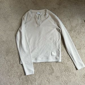 beige gymshark waffle knit long sleeve